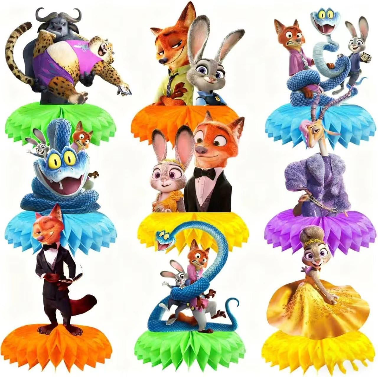 Zootopia Party Games - Perlengkapan Pesta Ulang Tahun Zootopia2, 9