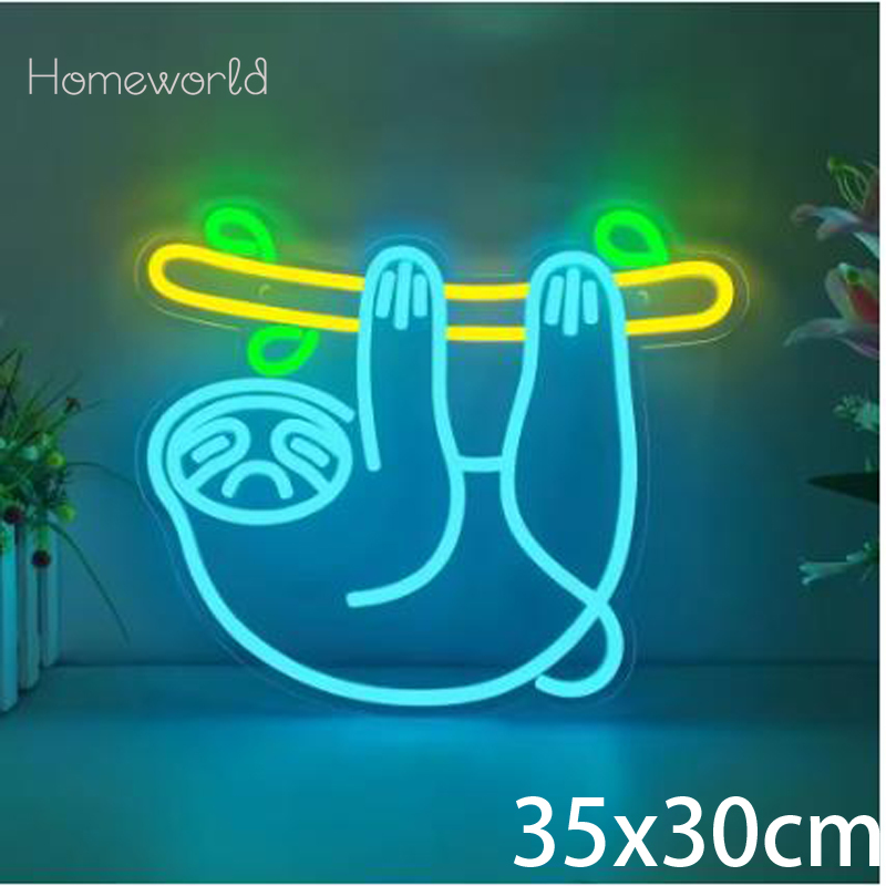 Party Games Switch 1 - Sloth LED Lampu Neon Tanda USB