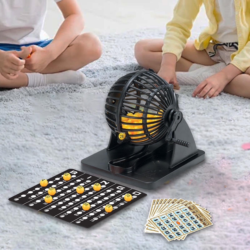 Party Games Console - Bingo Lottery Machine Cage sweepstake for