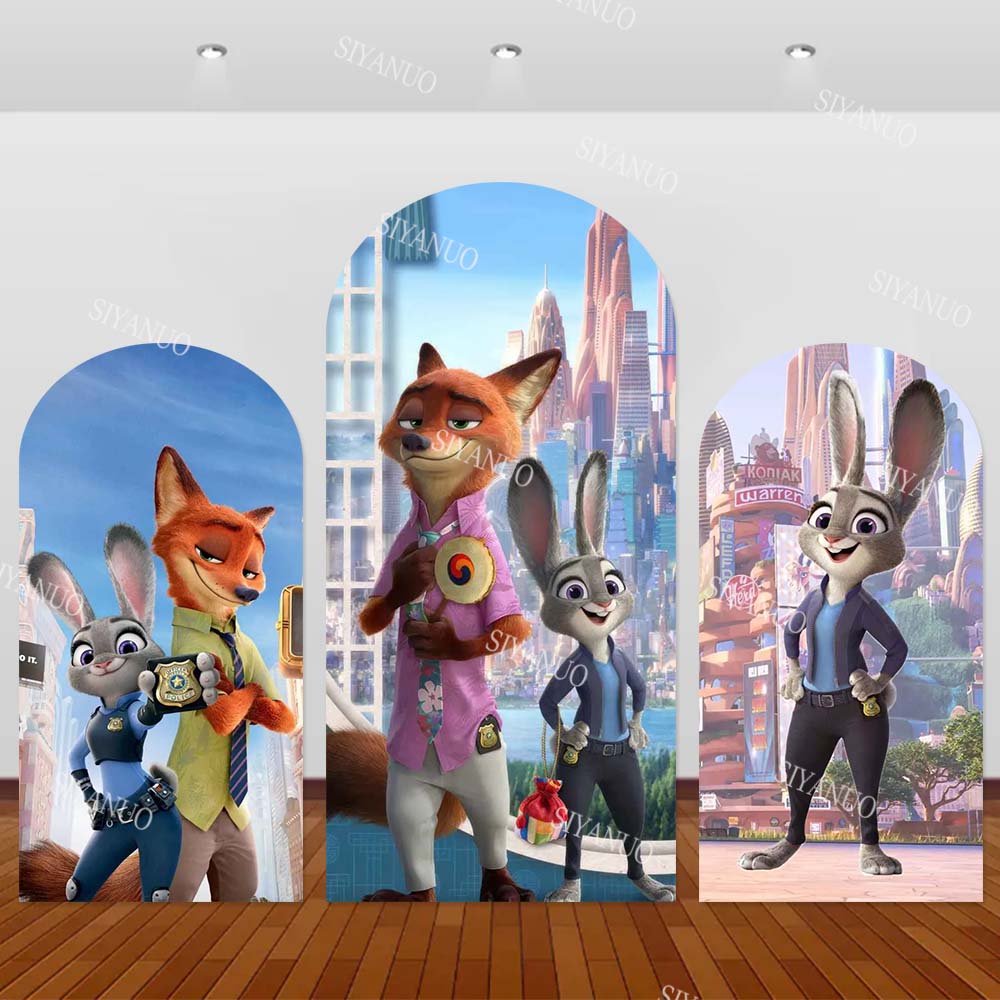 Zootopia Party Games - Dekorasi Latar Belakang Pesta Ulang Tahun