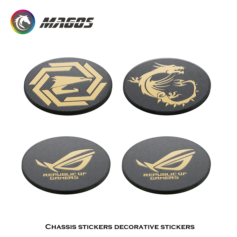 Party Games Pc - Casing komputer stiker logam ROG MSI