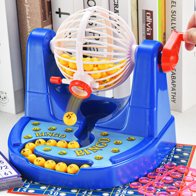 Party Games Console - Mesin Pengeluaran Nomor Lotere Bingo Klasik