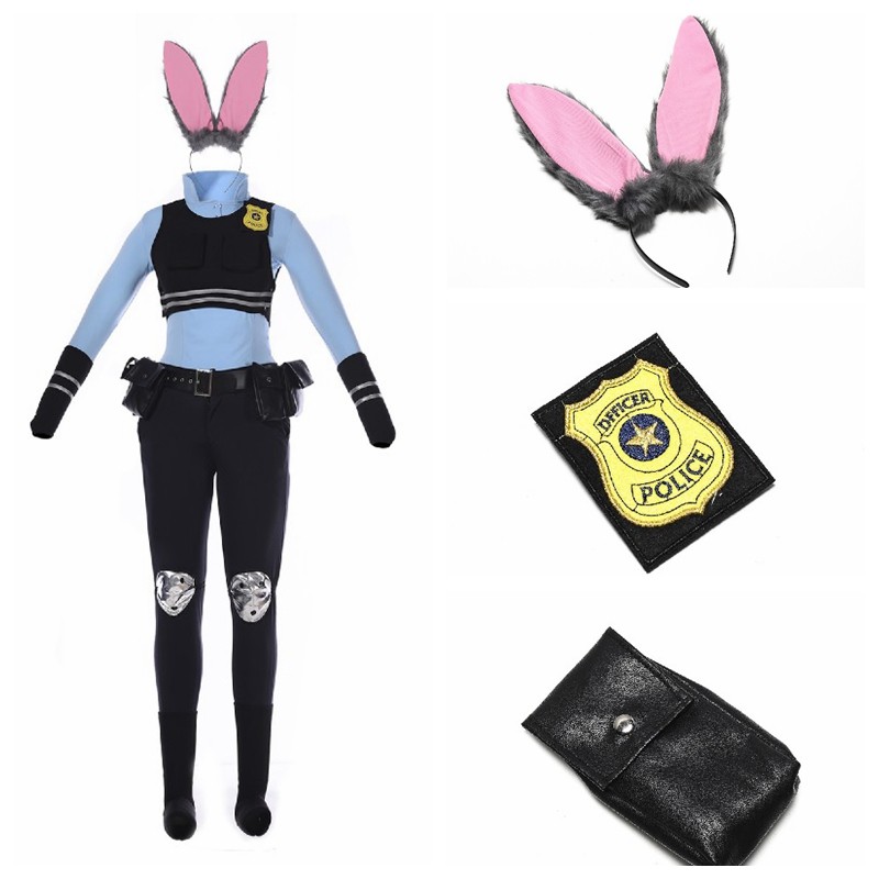 Zootopia Party Games - Kostum Cosplay Judi Hopps untuk Wanita