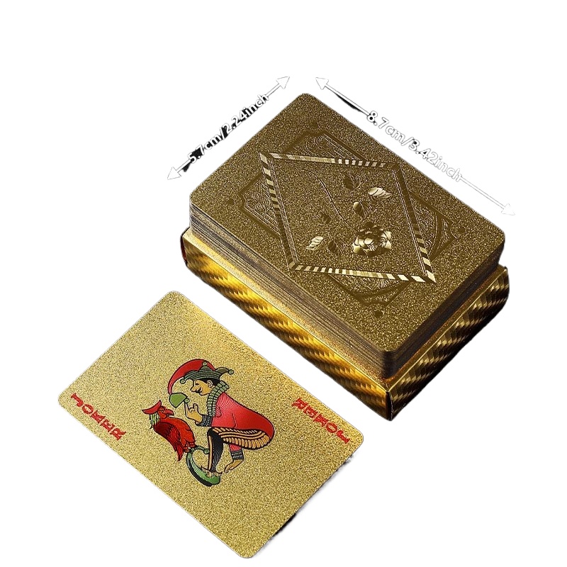 Kartu Poker Tengkorak Foil Ema - Party Games Using Playing Cards ulasan dan harga
