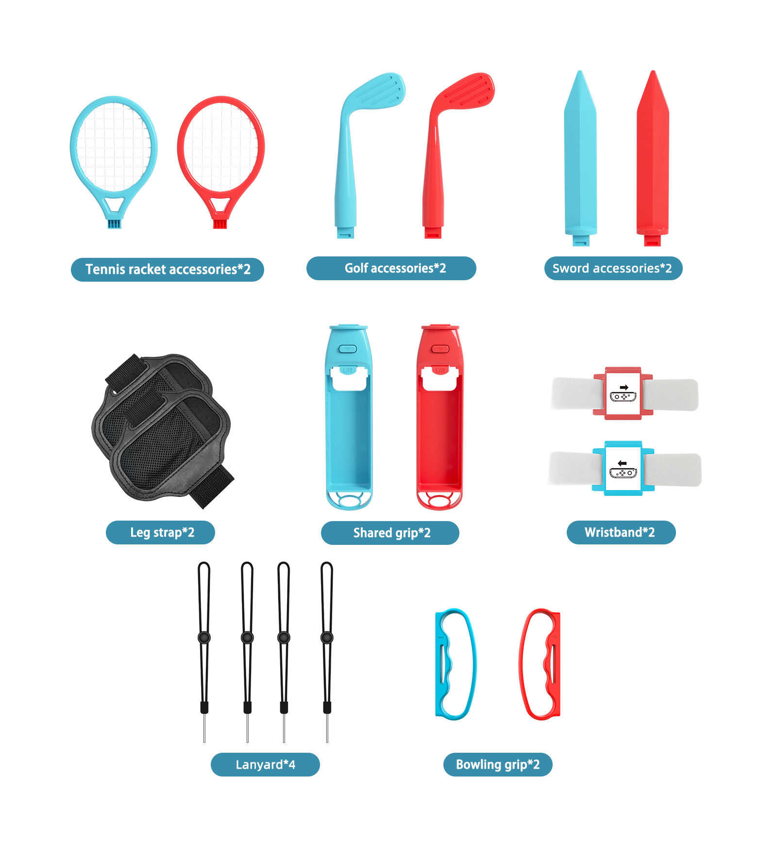 Kit Aksesori 18 In 1 untuk Per - Party Games Switch 1 ulasan dan harga