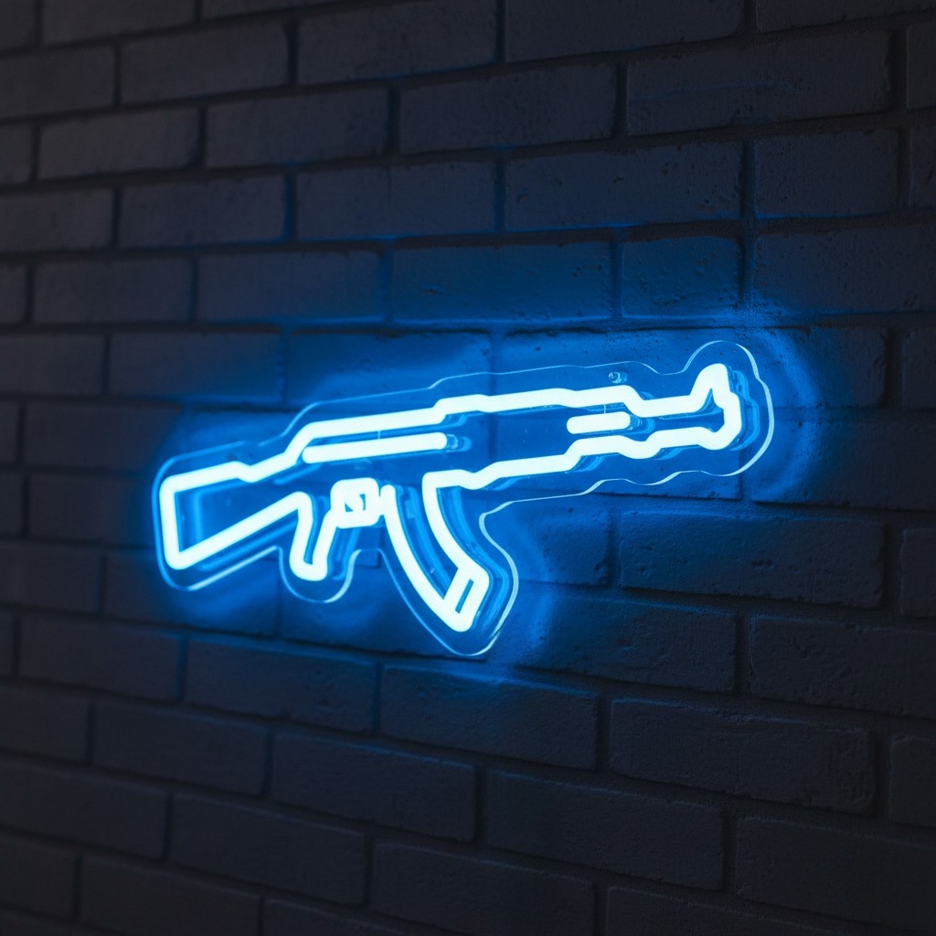 Lampu Neon Bentuk AK - Dekoras - Party Games Switch 1 ulasan dan harga