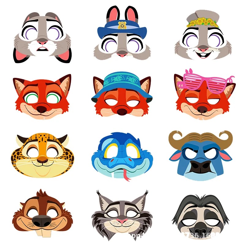 Dsn Figure 12Pcs/set Zootopia  - Zootopia Party Games ulasan dan harga