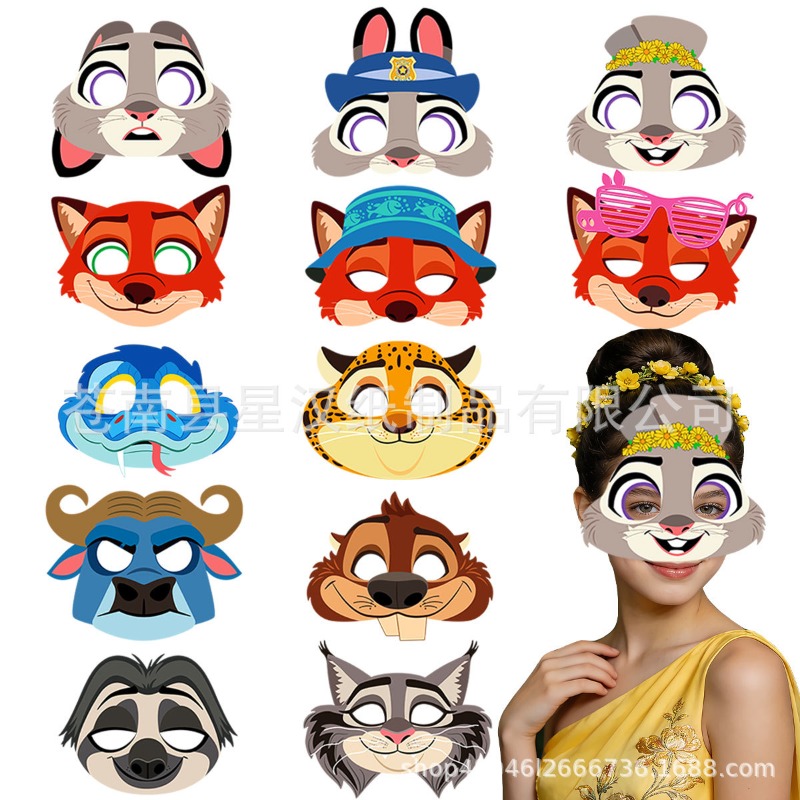 Dsn Figure 12Pcs/set Zootopia  - Zootopia Party Games ulasan dan harga