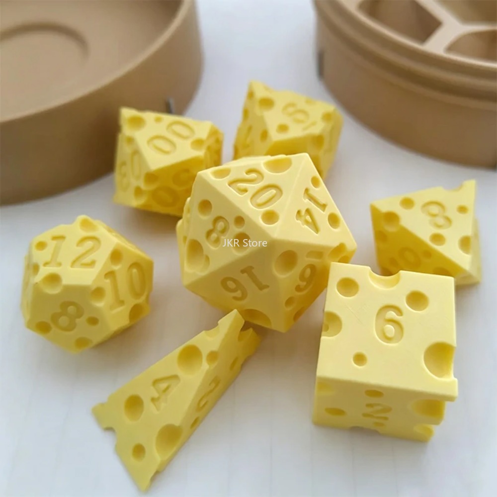 Set Dadu Keju Cetak 3D dengan  - Party Games At Wedding ulasan dan harga