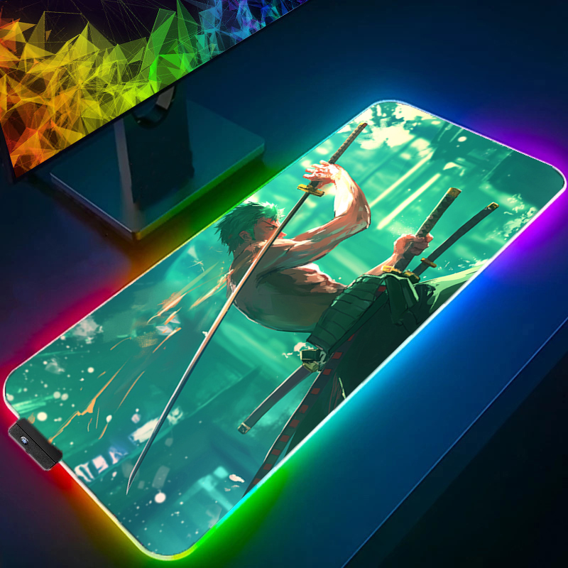 ONE PIECE Zoro Mouse Pad RGB A - Party Games Pc ulasan dan harga