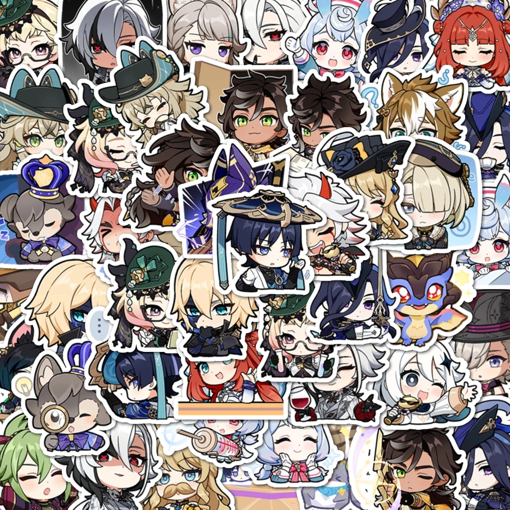 48 buah stiker benturan Genshi - Party Games Console ulasan dan harga