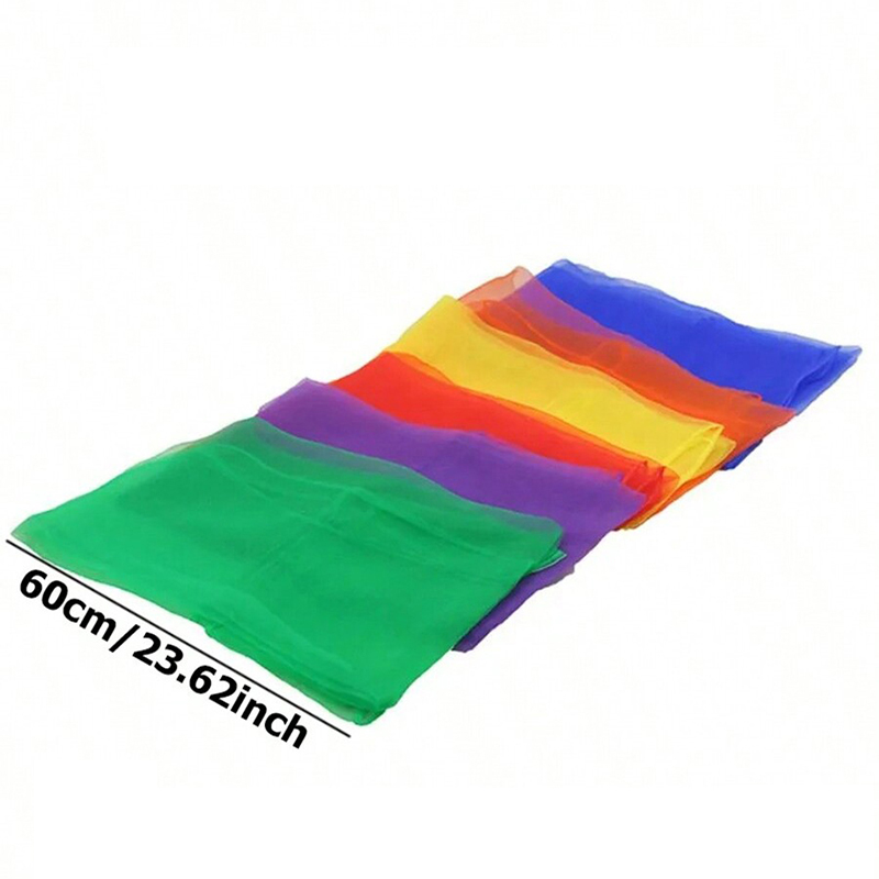 Syal sutra enam warna alat per - Party Games No Props ulasan dan harga